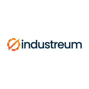 industreum.com logo, a brandable .com business name for sale