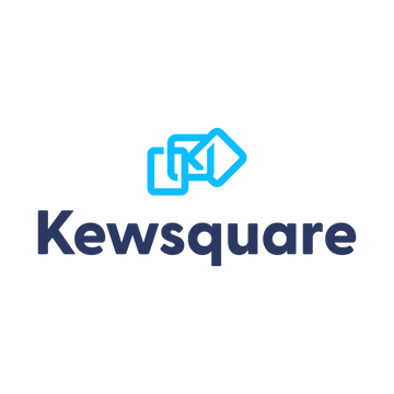 Kewsquare.com logo, a brandable .com business name for sale