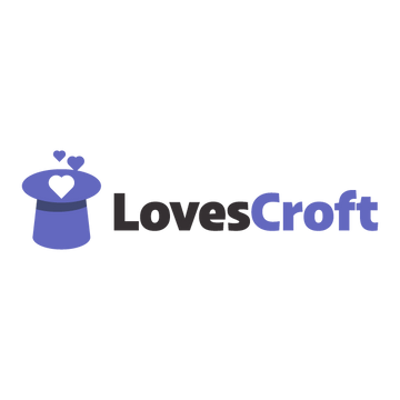 LovesCroft.com logo, a brandable .com business name for sale