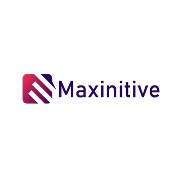 maxinitive.com logo, a brandable .com business name for sale