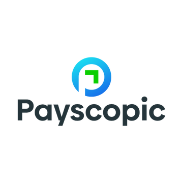 payscopic.com logo, a brandable .com business name for sale