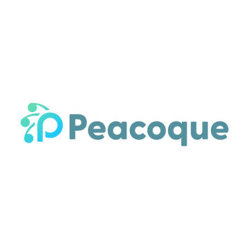 peacoque.com logo, a brandable .com business name for sale