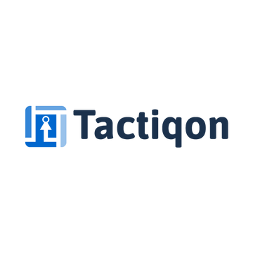 tactiqon.com logo, a brandable .com business name for sale
