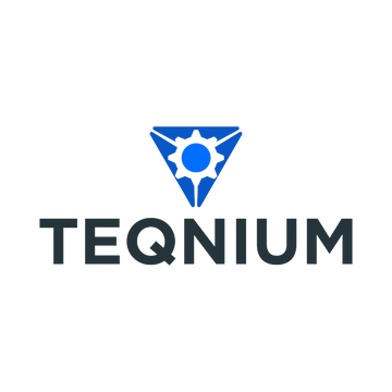 Teqnium.com logo, a brandable .com business name for sale