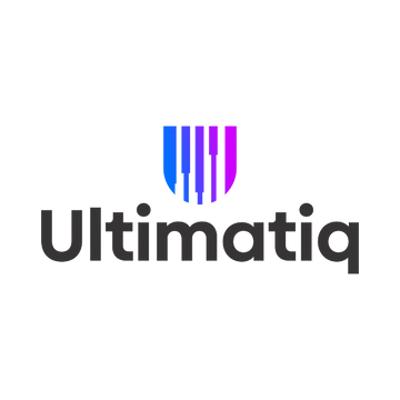 ultimatiq.com logo, a brandable .com business name for sale