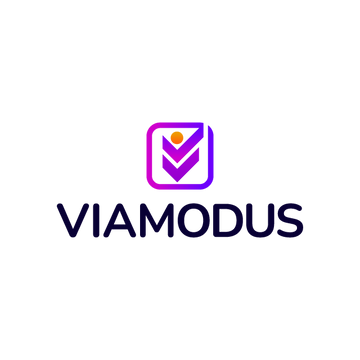 viamodus.com logo, a brandable .com business name for sale