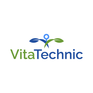 VitaTechnic.com logo, a brandable .com business name for sale