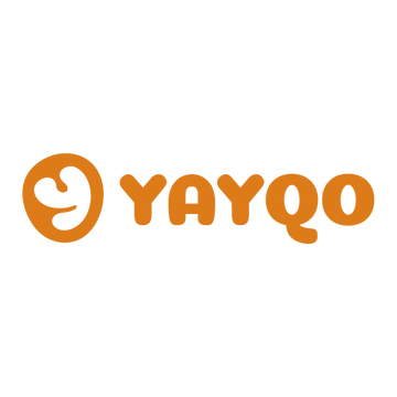 Yayqo.com logo, a brandable .com business name for sale
