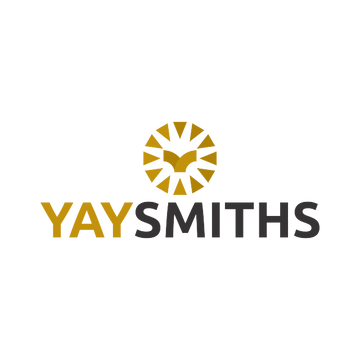 YaySmiths.com logo, a brandable .com business name for sale