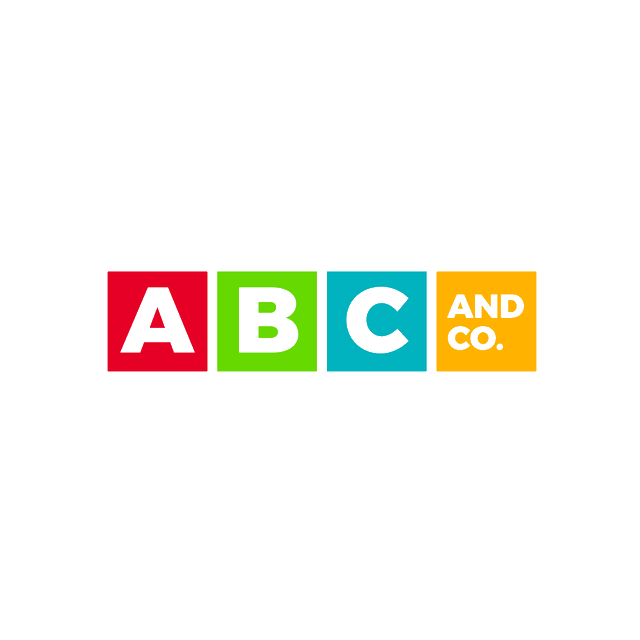 ABCandCo.com logo, a brandable .com business name for sale