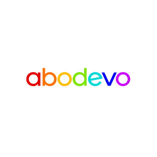 Abodevo.com logo, a brandable .com business name for sale