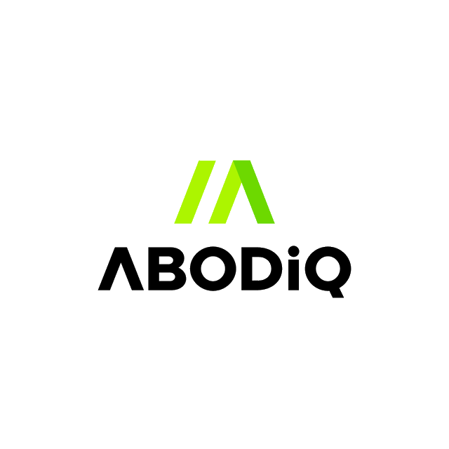 Abodiq.com logo, a brandable .com business name for sale