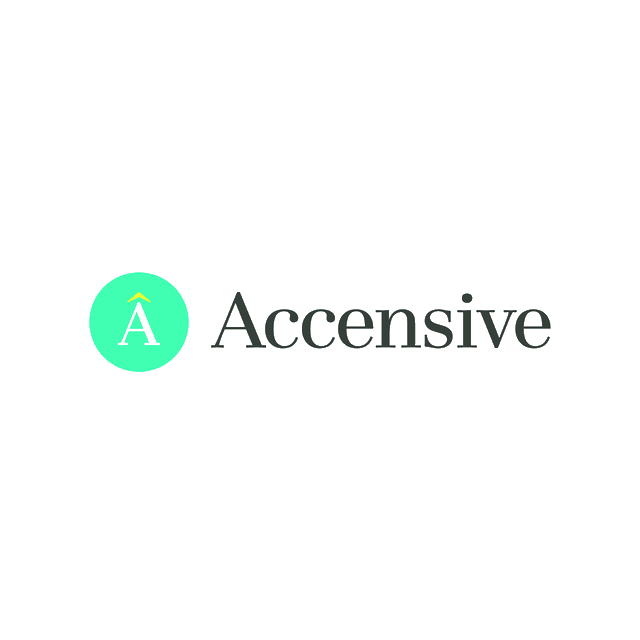 Accensive.com logo, a brandable .com business name for sale