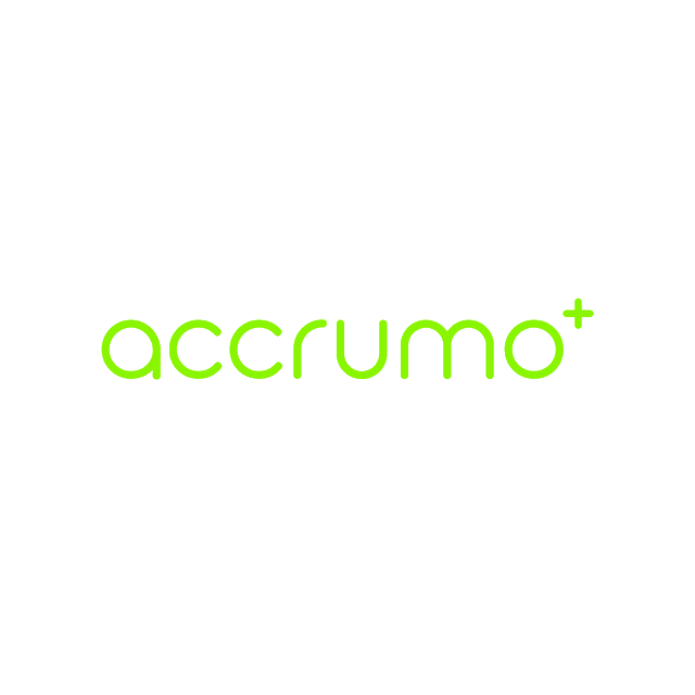 Accrumo.com logo, a brandable .com business name for sale