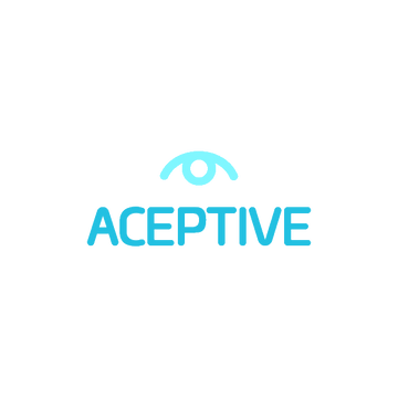 Aceptive.com logo, a brandable .com business name for sale