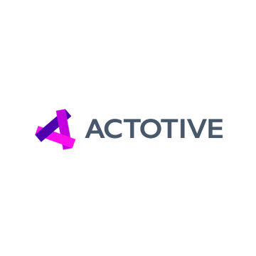 Actotive.com logo, a brandable .com business name for sale
