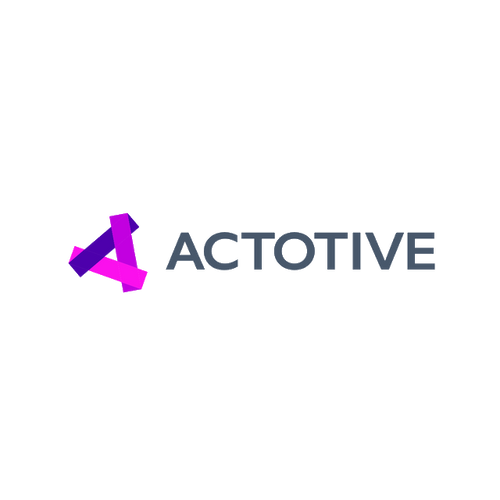 Actotive.com logo, a brandable .com business name for sale
