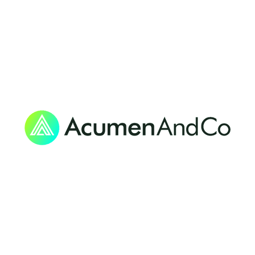 AcumenAndCo.com logo, a brandable .com business name for sale