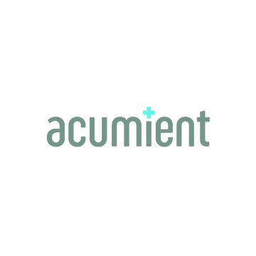 Acumient.com logo, a brandable .com business name for sale