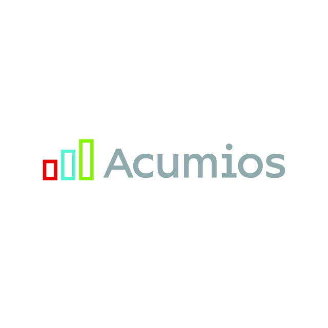 Acumios.com logo, a brandable .com business name for sale