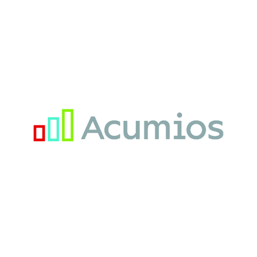 Acumios.com logo, a brandable .com business name for sale