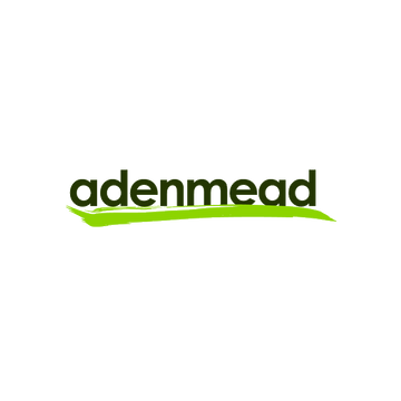 Adenmead.com logo, a brandable .com business name for sale