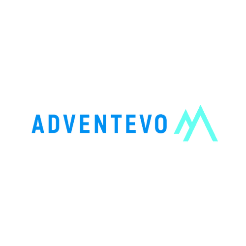 Adventevo.com logo, a brandable .com business name for sale