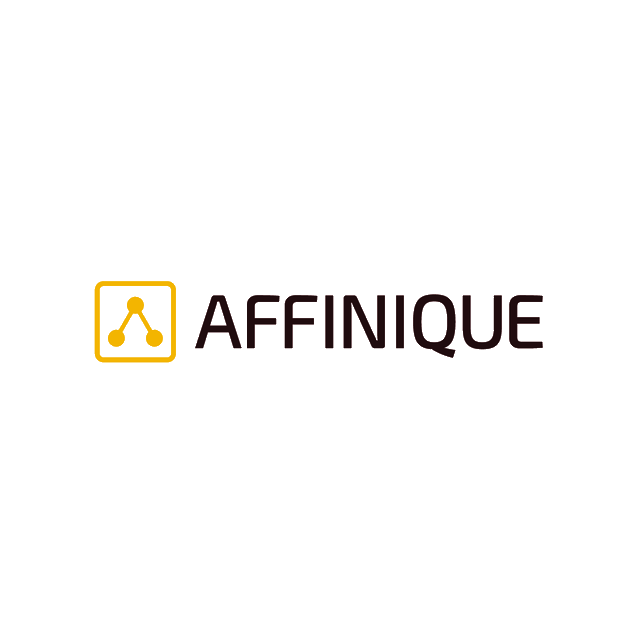 Affinique.com logo, a brandable .com business name for sale