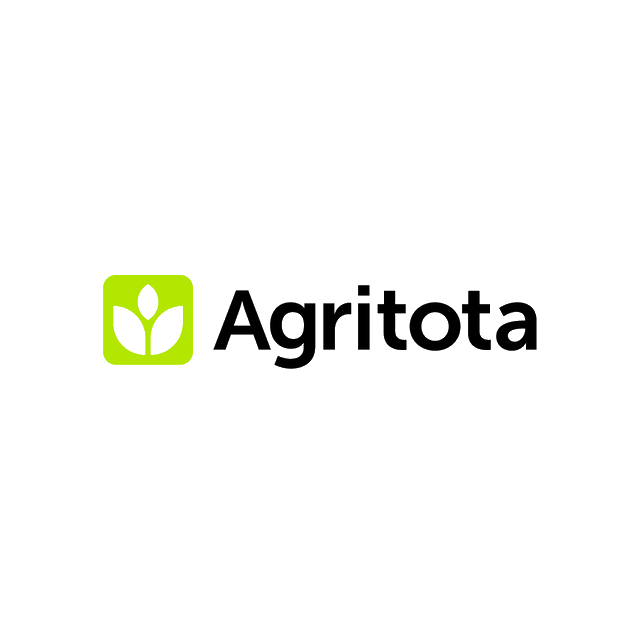 Agritota.com logo, a brandable .com business name for sale