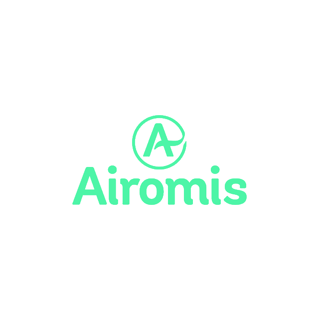 Airomis.com logo, a brandable .com business name for sale