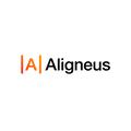Aligneus.com logo, a brandable .com business name for sale