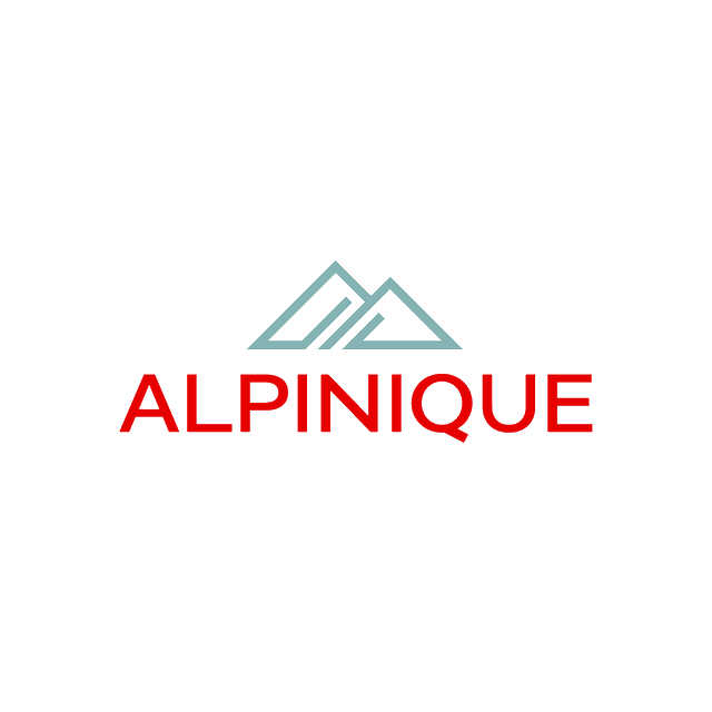 Alpinique.com logo, a brandable .com business name for sale