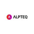 Alpteq.com logo, a brandable .com business name for sale