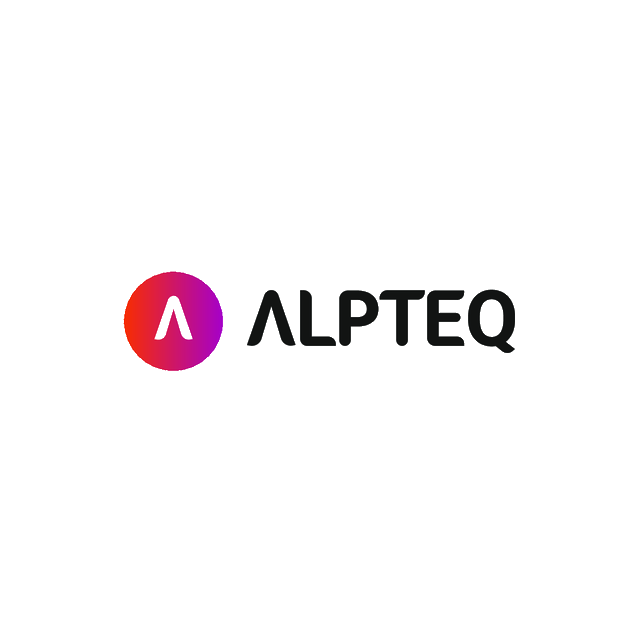 Alpteq.com logo, a brandable .com business name for sale