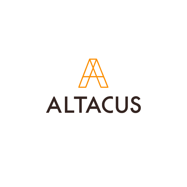 Altacus.com logo, a brandable .com business name for sale
