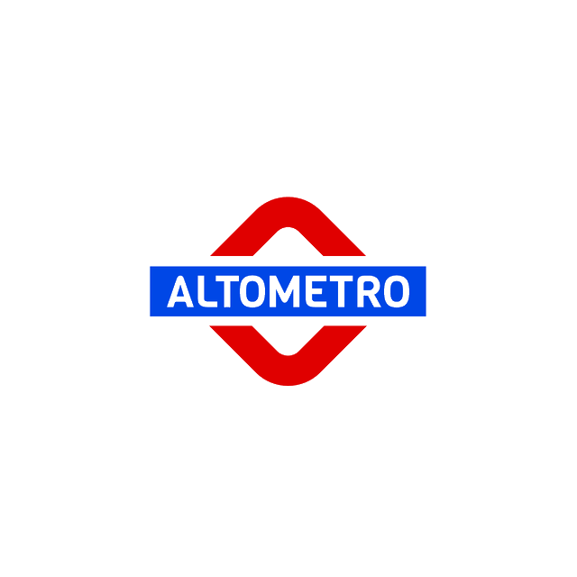 Altometro.com logo, a brandable .com business name for sale