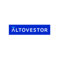 Altovestor.com logo, a brandable .com business name for sale