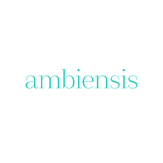 Ambiensis.com logo, a brandable .com business name for sale