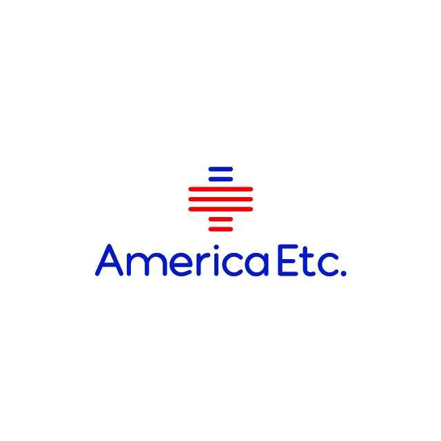 AmericaEtc.com logo, a brandable .com business name for sale