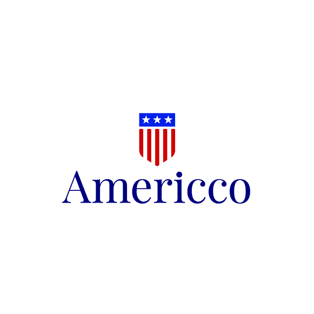 Americco.com logo, a brandable .com business name for sale