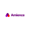 Amience.com logo, a brandable .com business name for sale