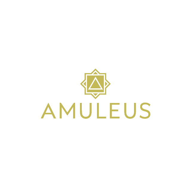 Amuleus.com logo, a brandable .com business name for sale