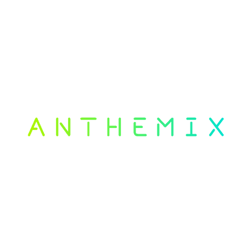 Anthemix.com logo, a brandable .com business name for sale