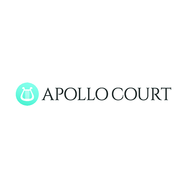 ApolloCourt.com logo, a brandable .com business name for sale