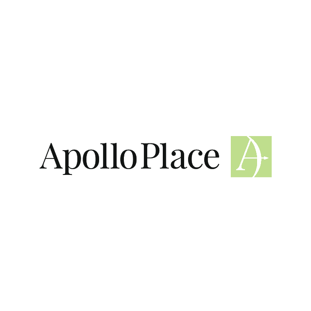 ApolloPlace.com logo, a brandable .com business name for sale