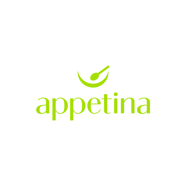 Appetina.com logo, a brandable .com business name for sale