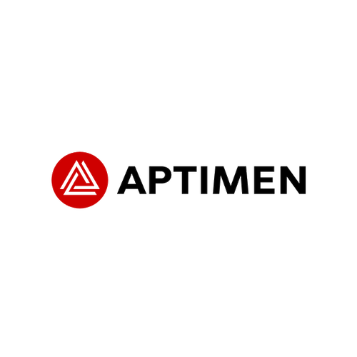 Aptimen.com logo, a brandable .com business name for sale