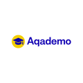 Aqademo.com logo, a brandable .com business name for sale