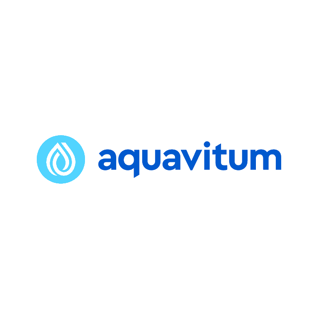 Aquavitum.com logo, a brandable .com business name for sale