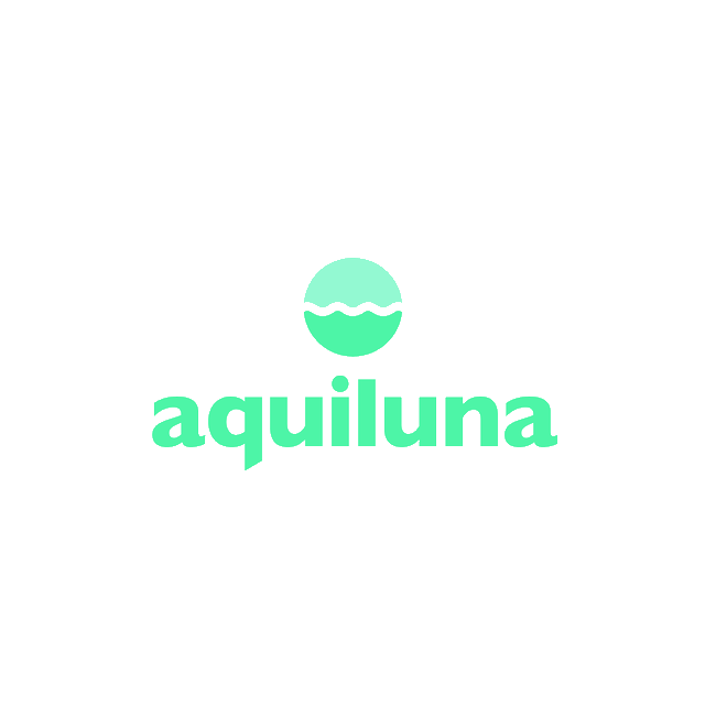 Aquiluna.com logo, a brandable .com business name for sale
